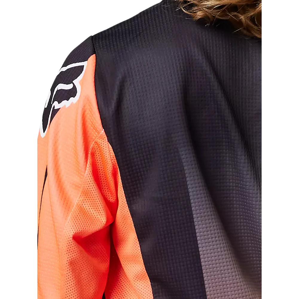 FOX Polera Moto Niño 180 Leed Naranjo/Negro - Image 4