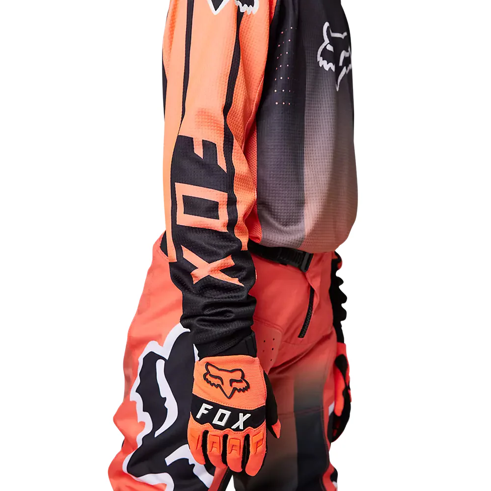 FOX Polera Moto Niño 180 Leed Naranjo/Negro - Image 6