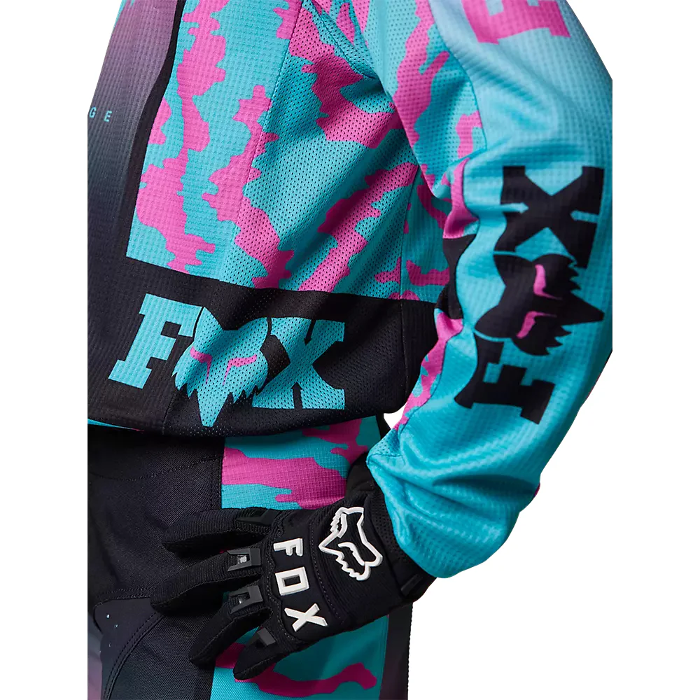 FOX Polera Moto Niño 180 Nukrl Celeste/Rosado - Image 5