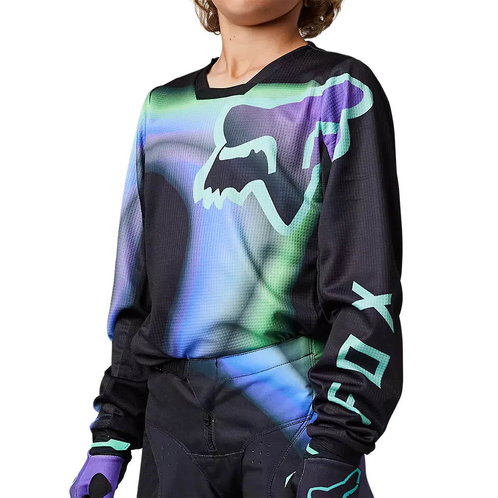 FOX Polera Moto Niño 180 Toxsyk Negro - Image 2
