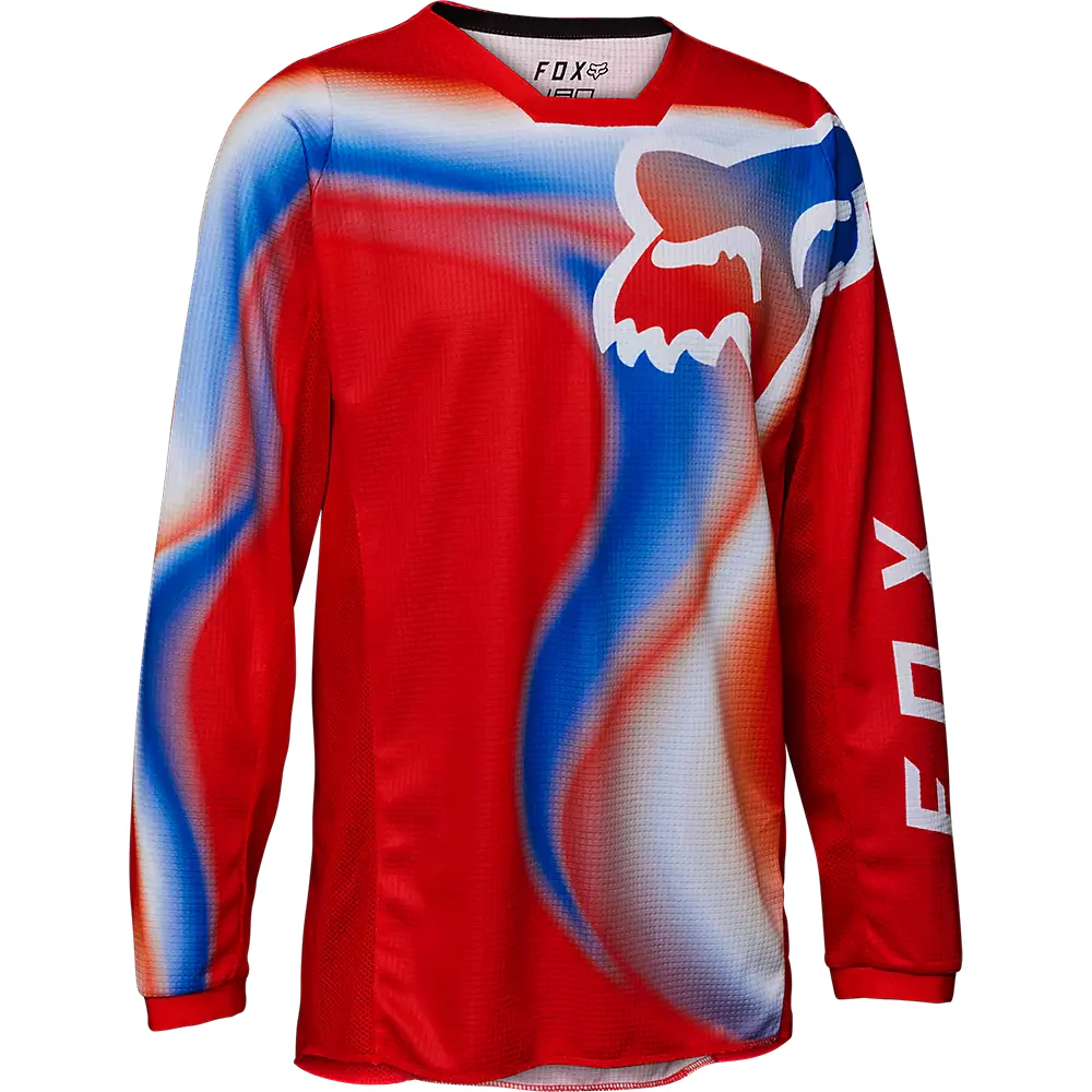 FOX Polera Moto Niño 180 Toxsyk Rojo