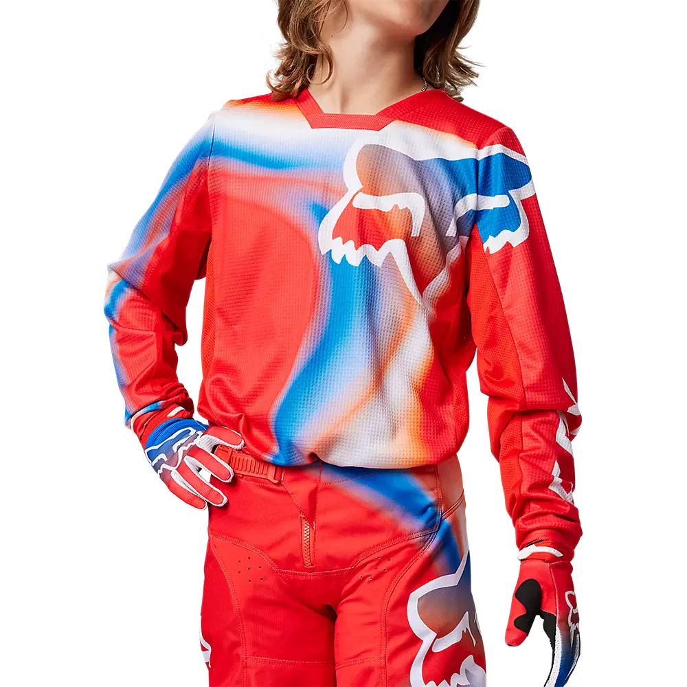 FOX Polera Moto Niño 180 Toxsyk Rojo - Image 2