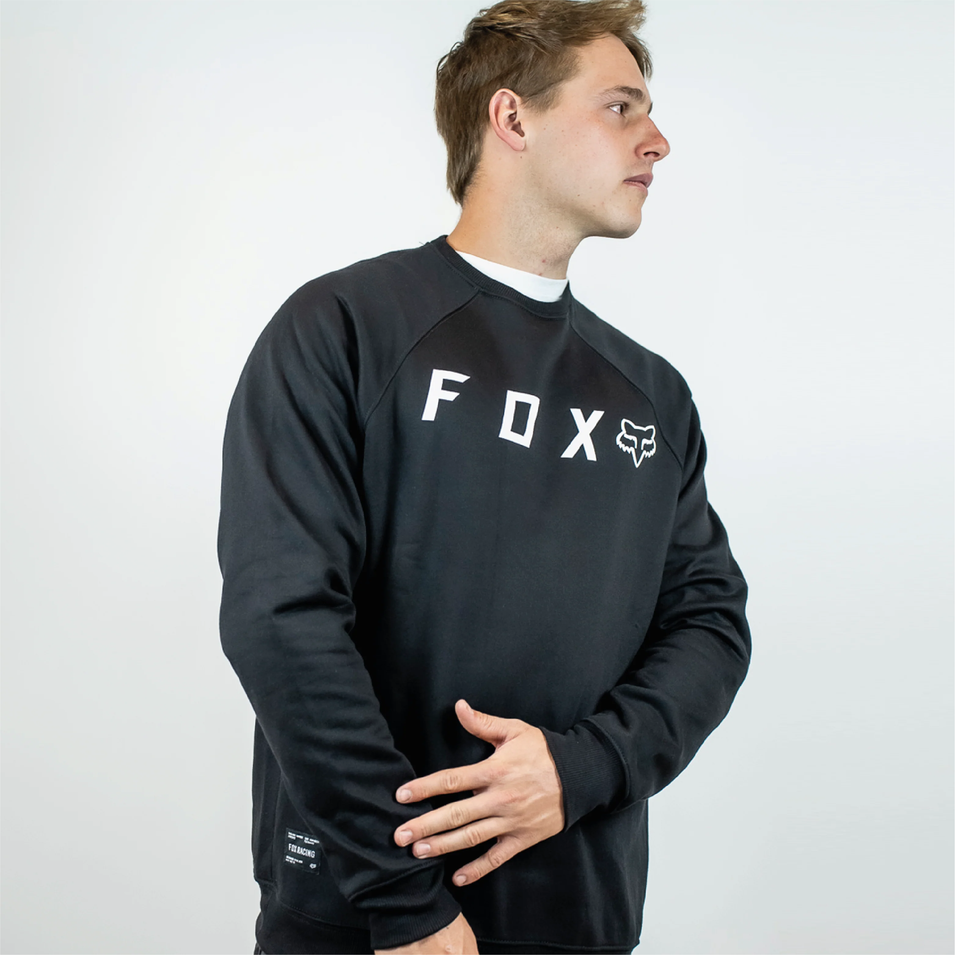 FOX Poleron Lifestyle Absolute Crewneck Negro - Image 3
