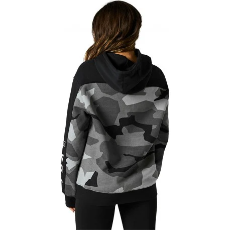 FOX Poleron Lifestyle Mujer BNKR Camo Negro - Image 2