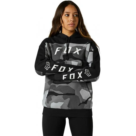 FOX Poleron Lifestyle Mujer BNKR Camo Negro - Image 3