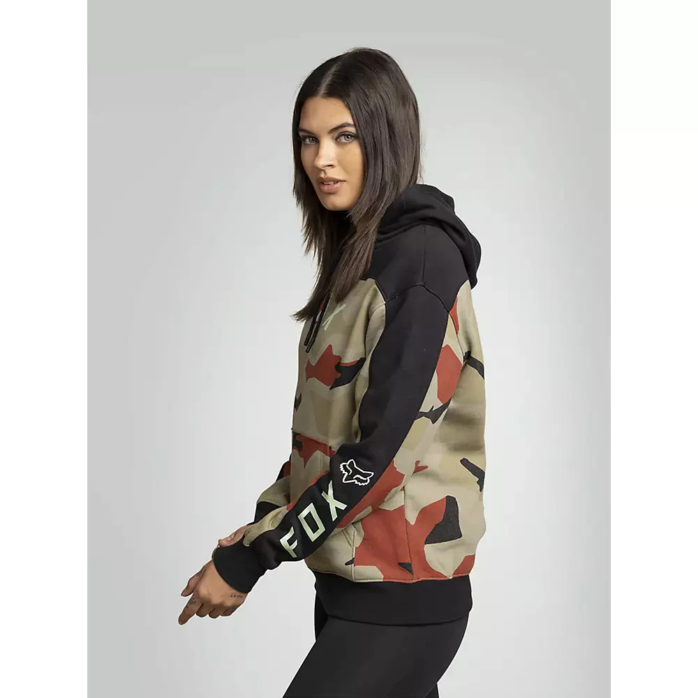 FOX Poleron Lifestyle Mujer BNKR Camo Verde - Image 2