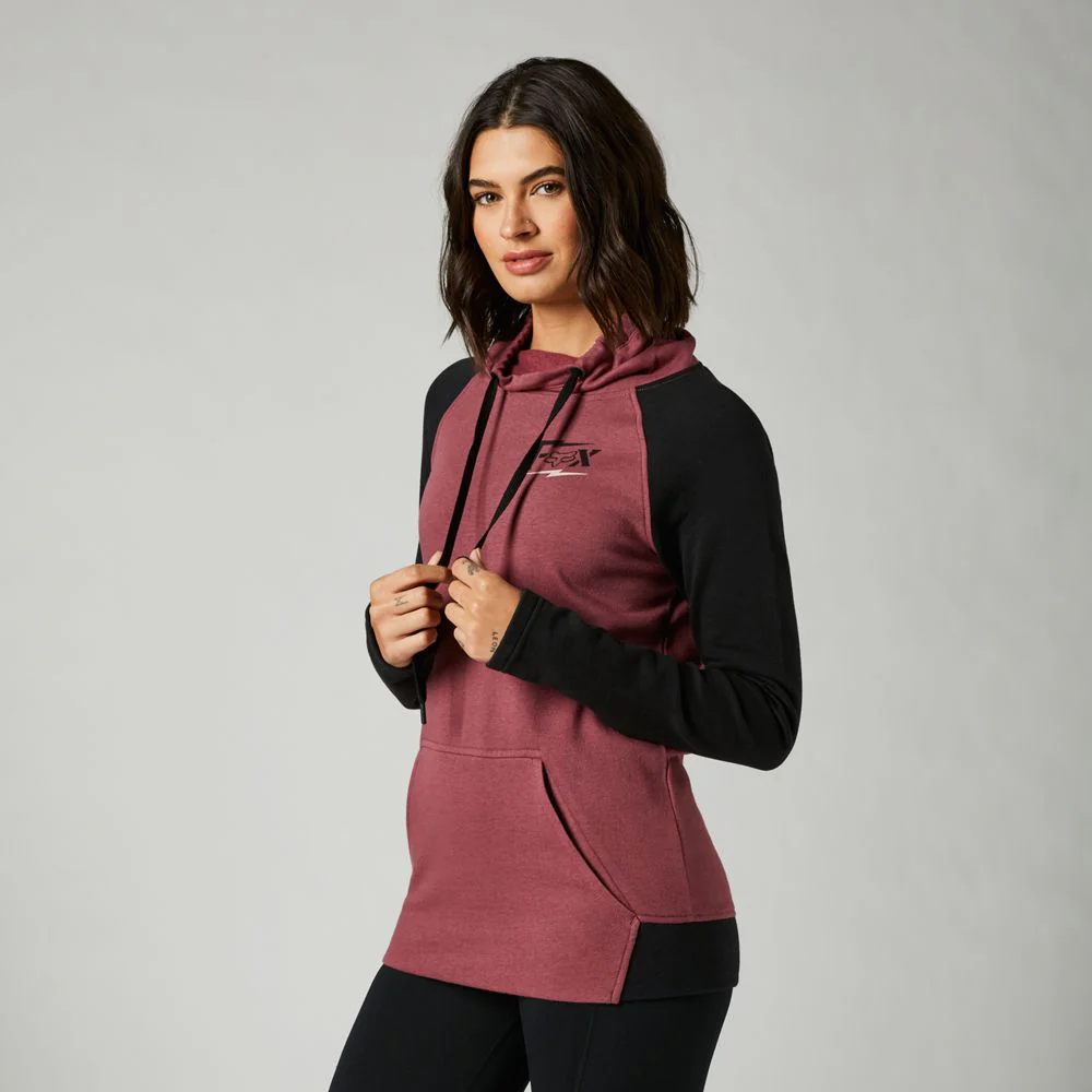 FOX Poleron Lifestyle Mujer Clean Up Morado - Image 3