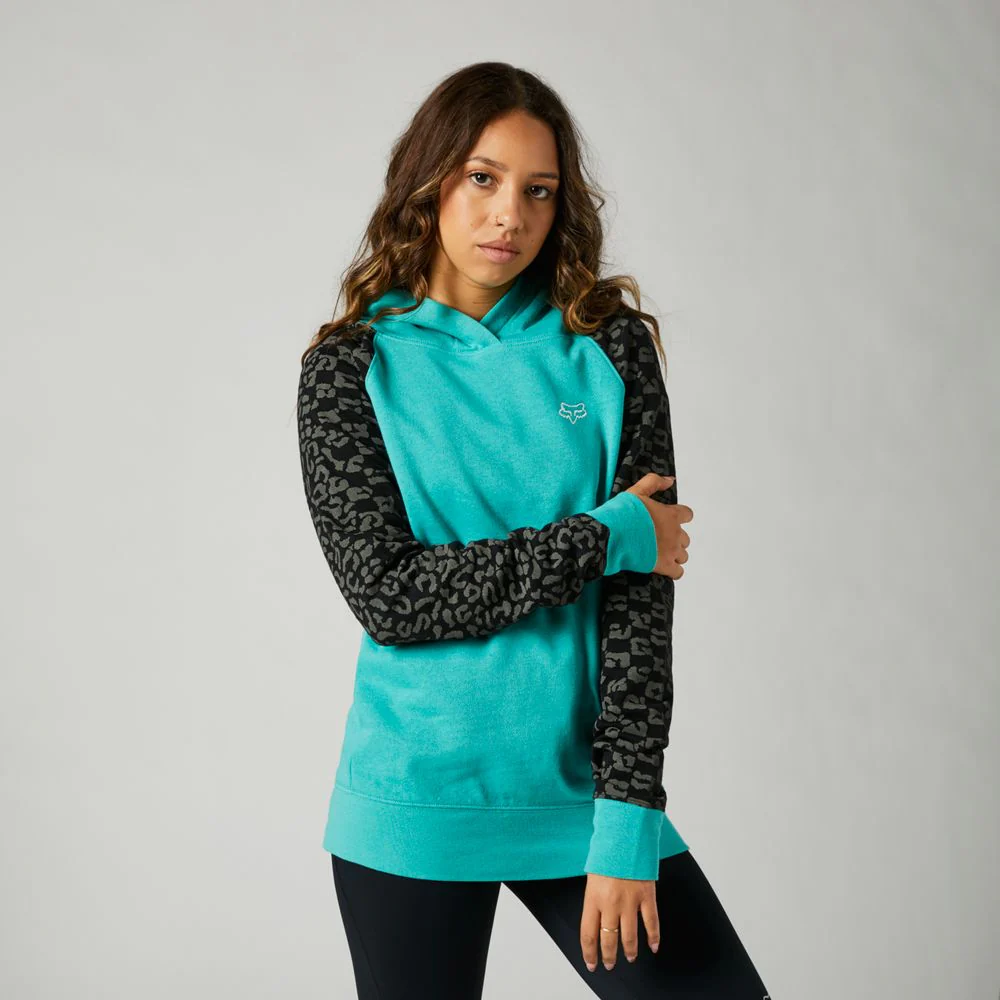 FOX Poleron Lifestyle Mujer Society Celeste - Image 3