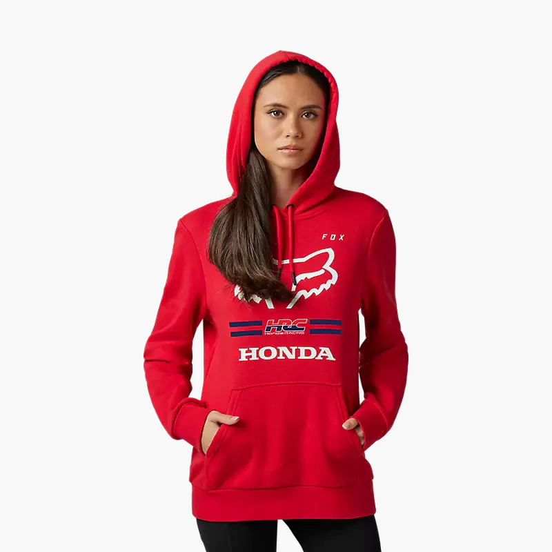 FOX Poleron Lifestyle Mujer X Honda Rojo - Image 2