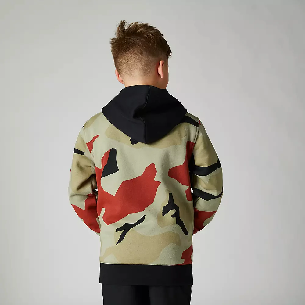 FOX Poleron Lifestyle Niño BKNR Camo Verde - Image 2