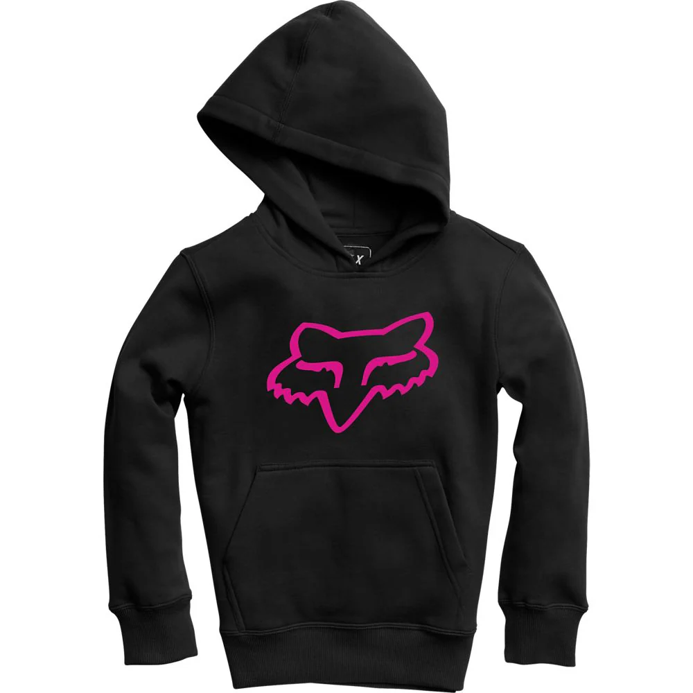 FOX Poleron Lifestyle Niño Legacy Pullover Negro/Rosa