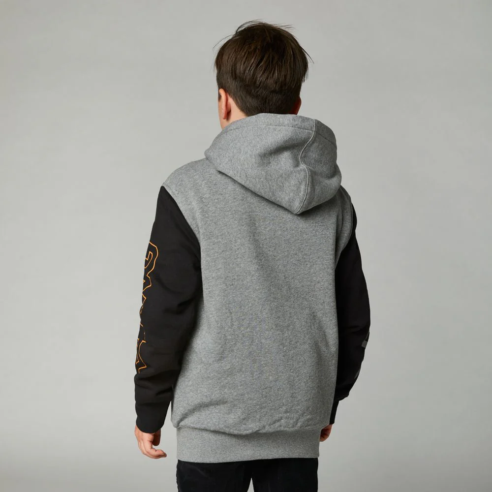 FOX Poleron Lifestyle Niño Skew Sherpa Gris - Image 2