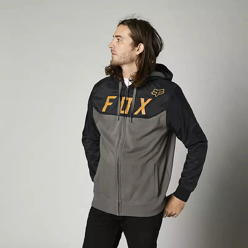 FOX Poleron Lifestyle Pivotal Negro/Gris - Image 3