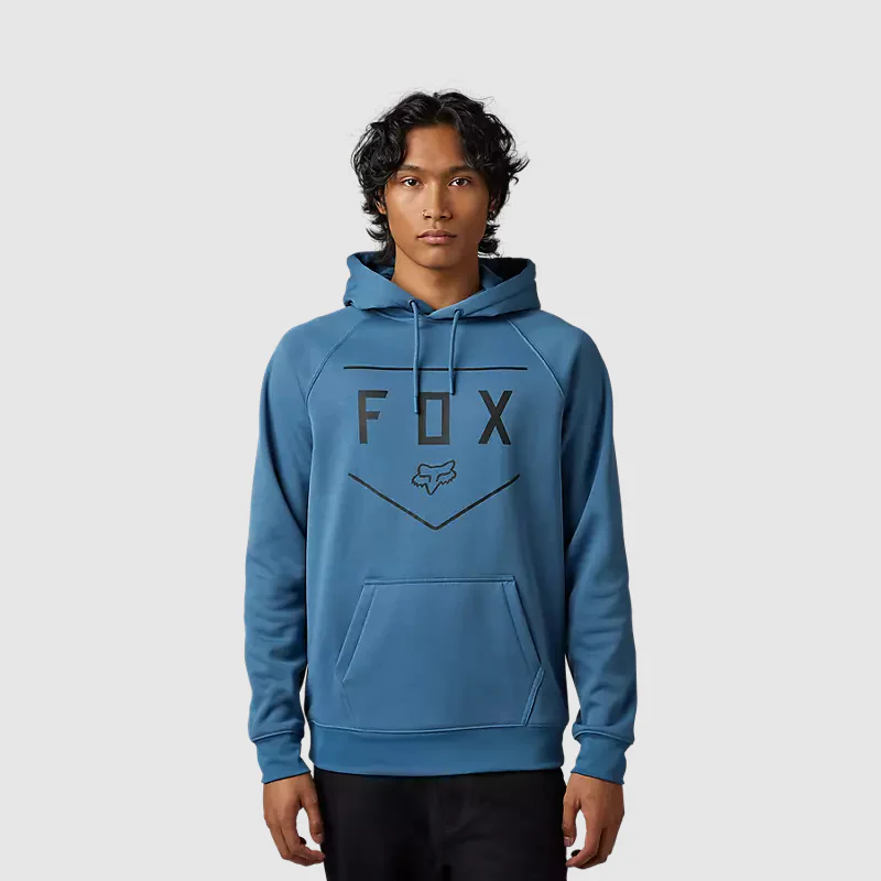 FOX Poleron Lifestyle Pullover Shield con Capucha Azul