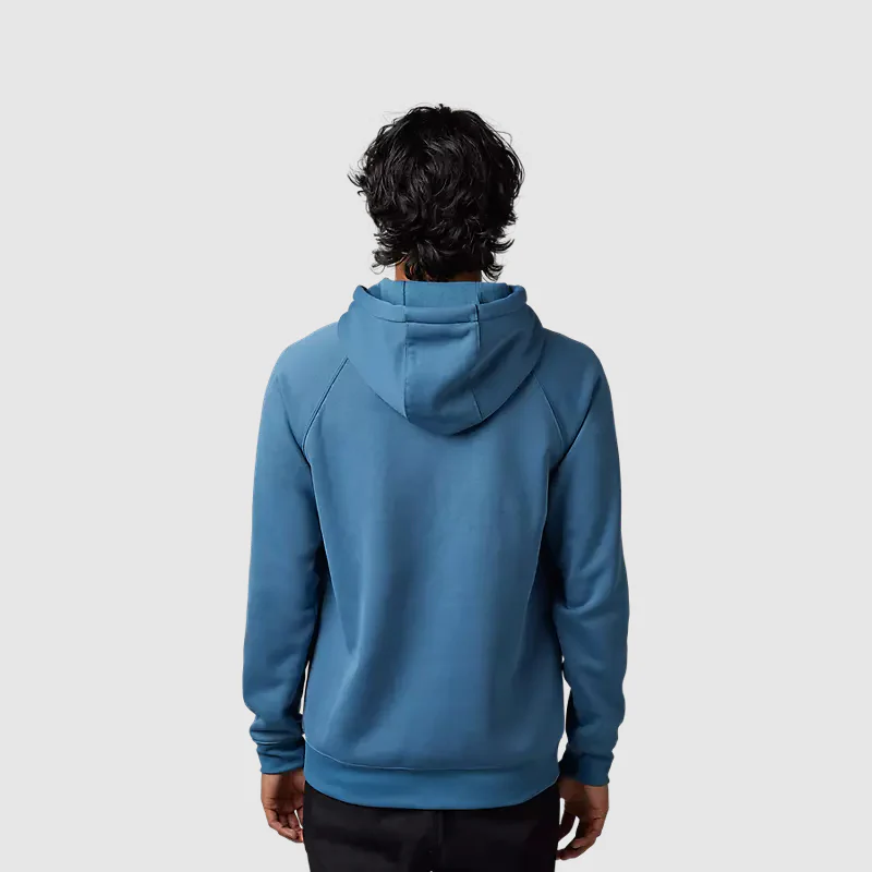 FOX Poleron Lifestyle Pullover Shield con Capucha Azul - Image 3