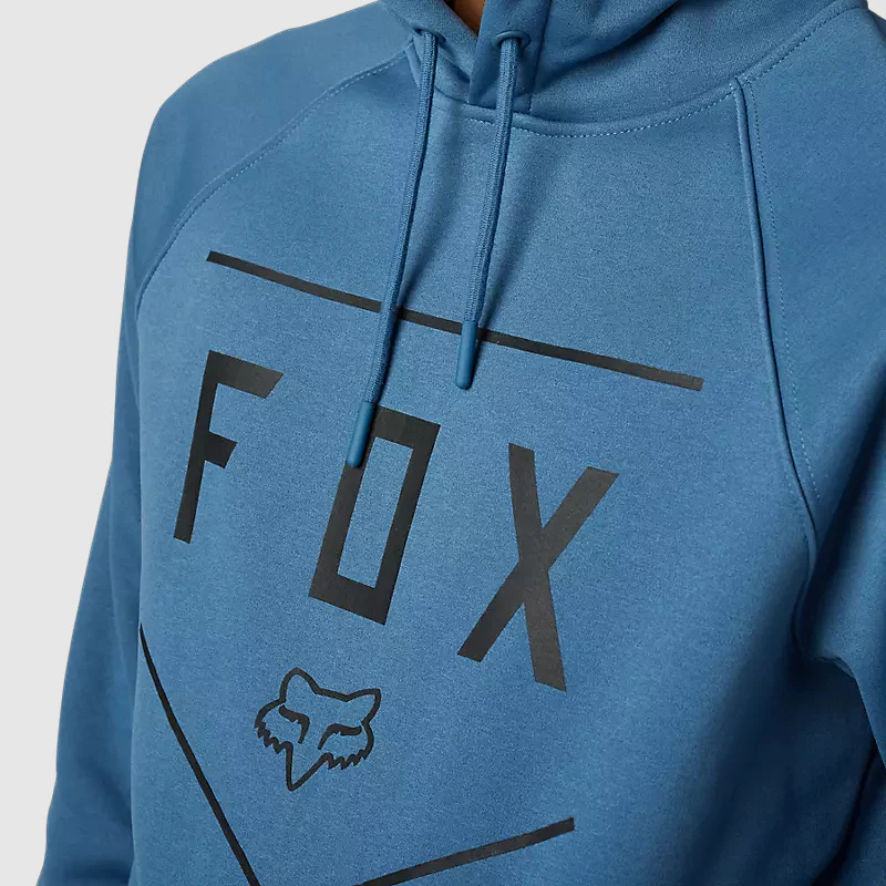 FOX Poleron Lifestyle Pullover Shield con Capucha Azul - Image 4