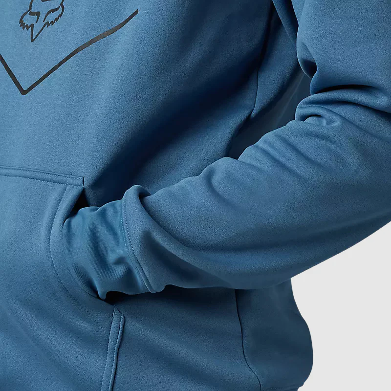 FOX Poleron Lifestyle Pullover Shield con Capucha Azul - Image 5