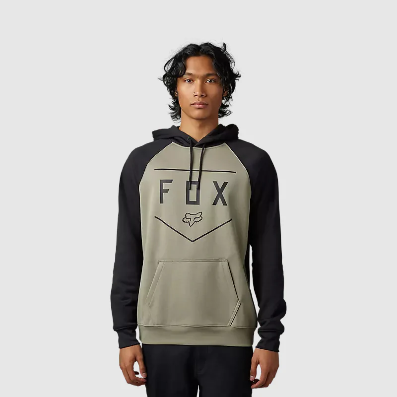 FOX Poleron Lifestyle Pullover Shield con Capucha Negro/Cafe