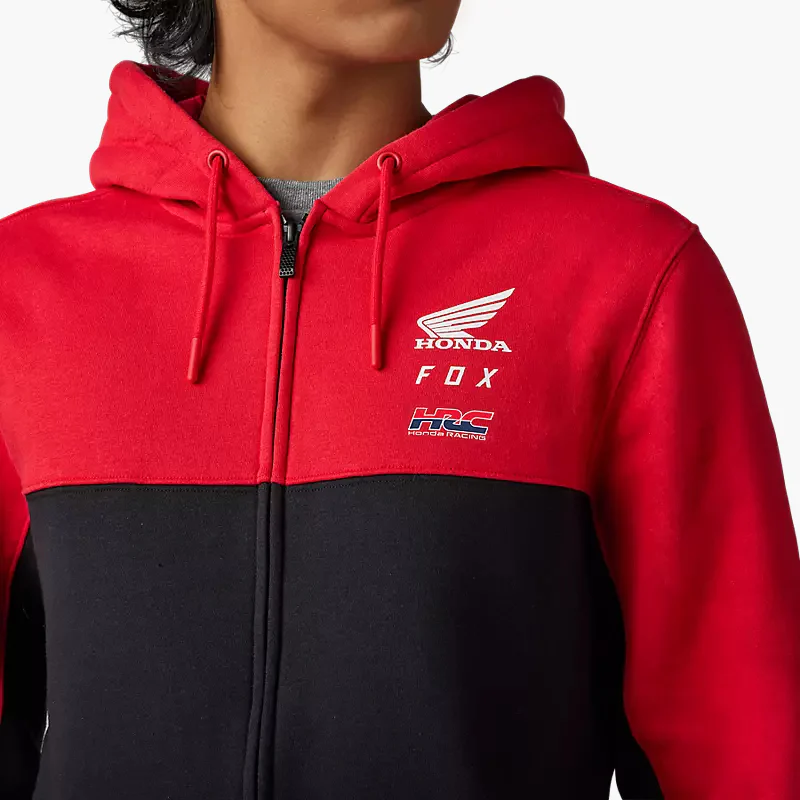 FOX Poleron Lifestyle X Honda Rojo - Image 3