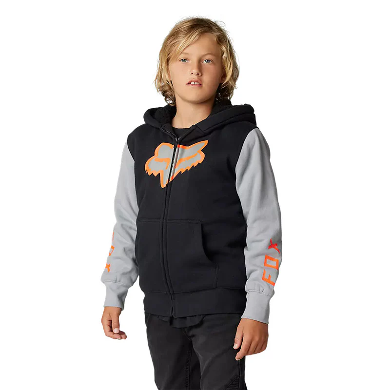 FOX Poleron Lifsetyle Niño Leed Sherpa Lined Negro - Image 2