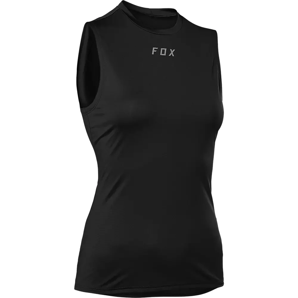 FOX Primera Capa Bicicleta Mujer Tecbase Sin Mangas Negro