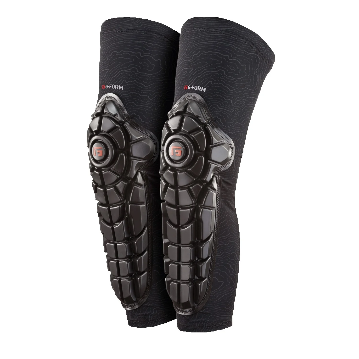 G-Form Pro-X Knee-Shin Guards Teal Topo