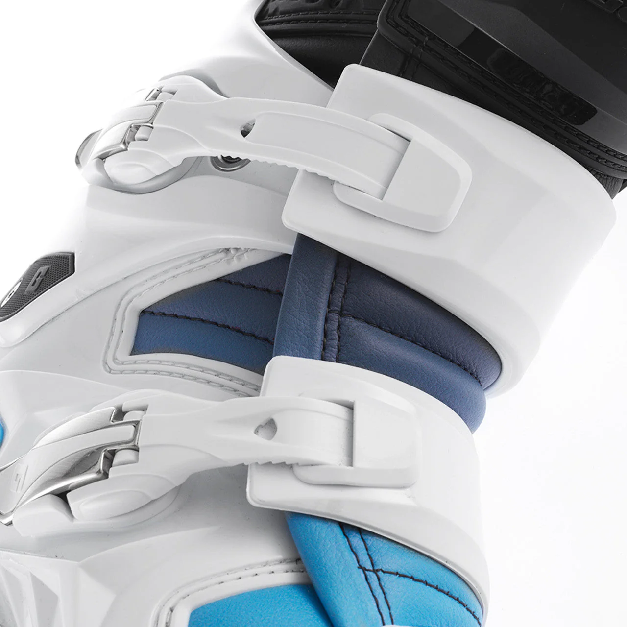 Gaerne Botas De Moto SG12 Negro/Blanco Carolina Blue LE - Image 8