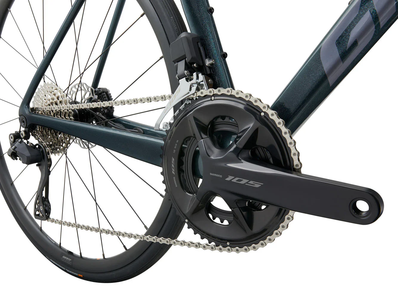 Bicicleta Ruta Giant TCR Advanced 1 KOM Asphalt Green | Preventa Mayo 2026 - Image 5