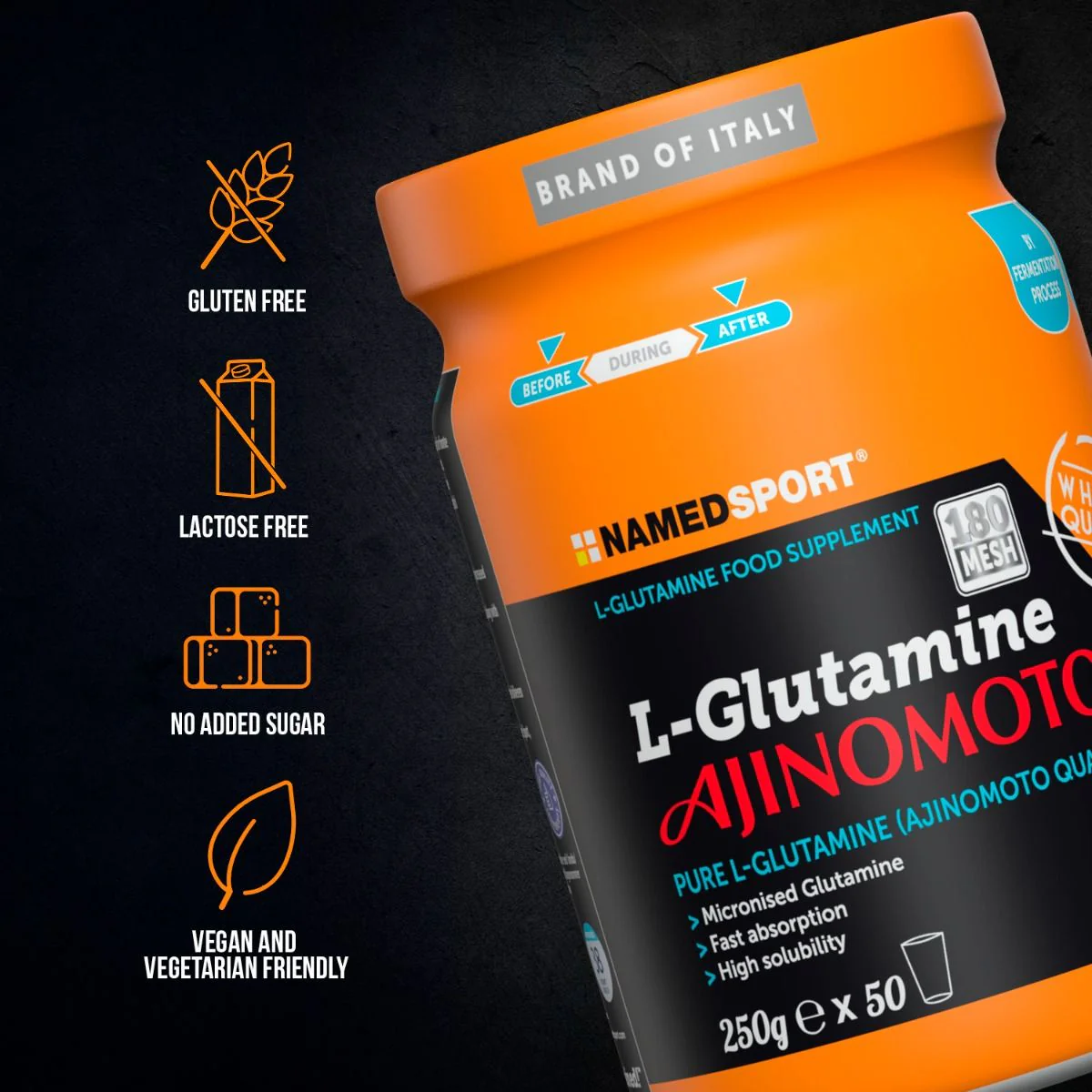 Glutamina Ajinomoto 250g NAMEDSPORT - Image 5