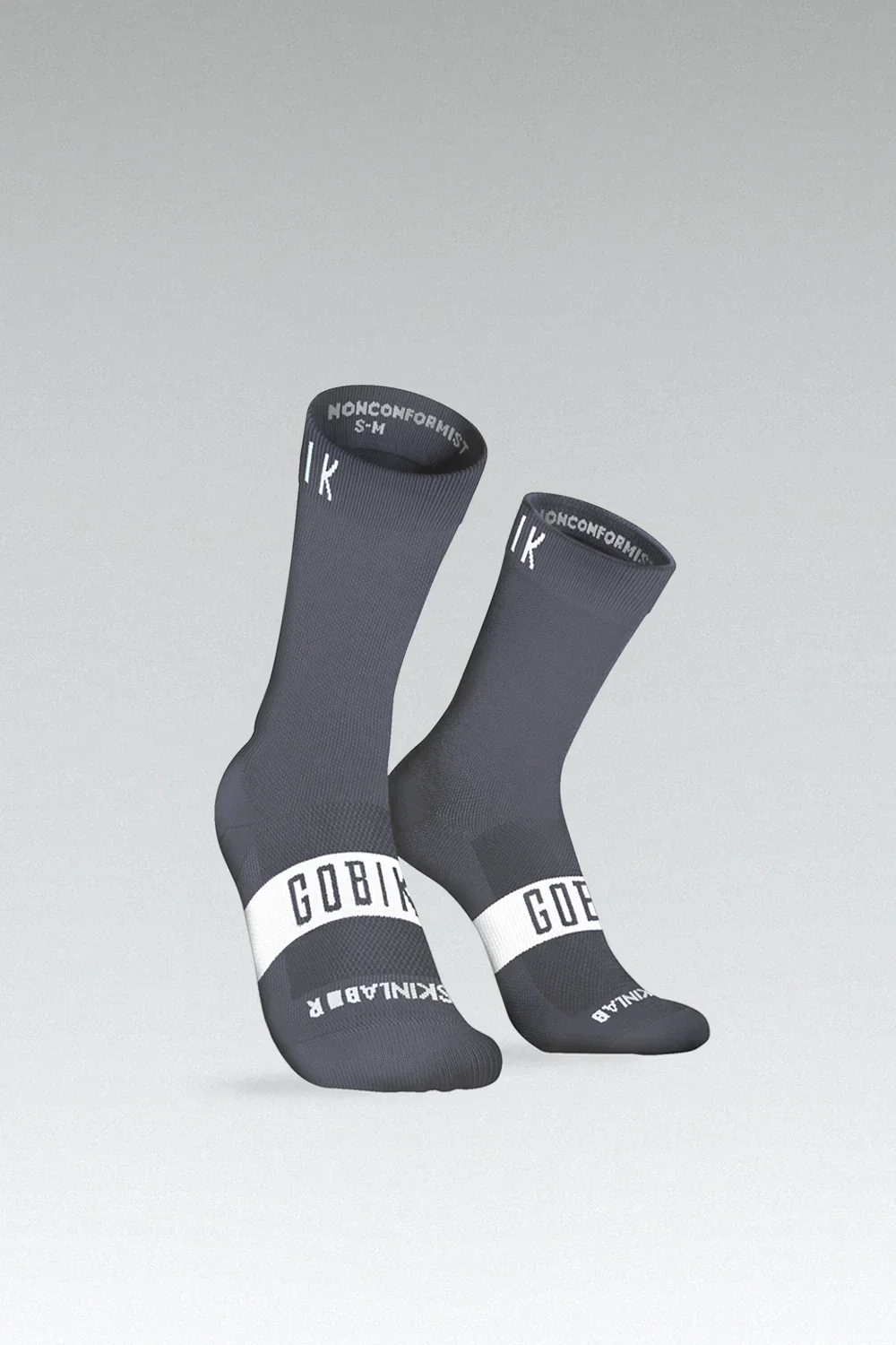 Gobik Calcetines Pure Unisex Slate Gray