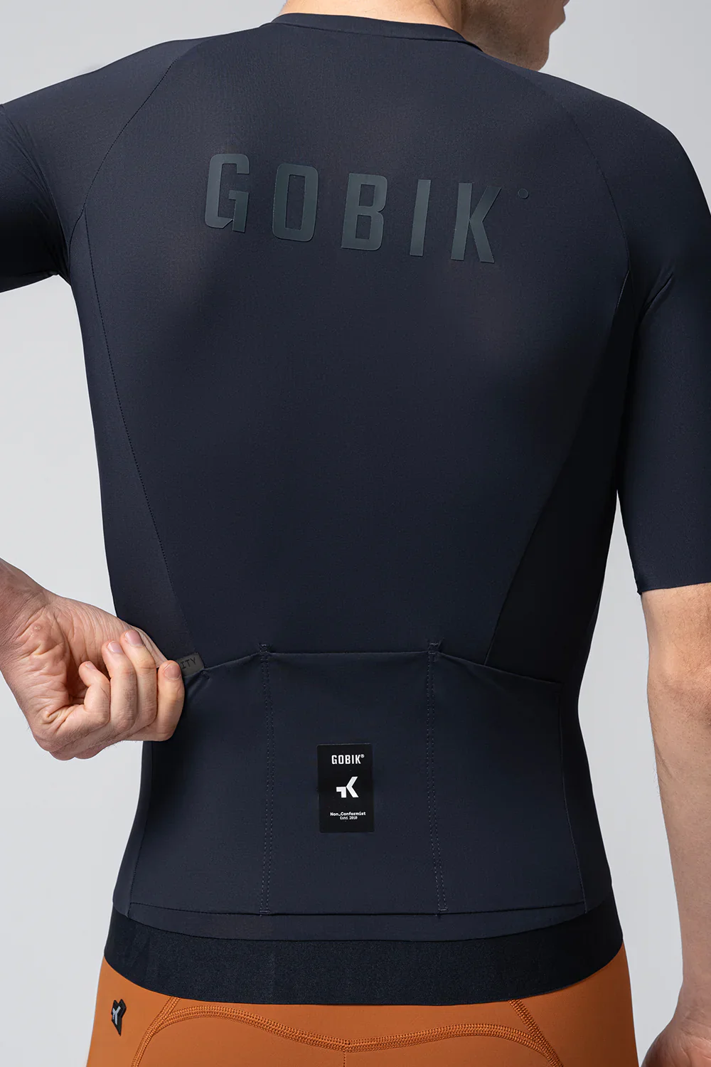 Gobik Maillot Manga Corta Cx Solid Unisex Ultrablue - Image 6