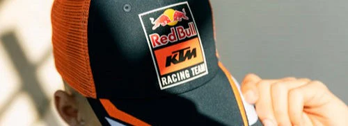 Gorra Turbo Trucker visera curva Navy/Orange RedBull KTM Racing - Image 3