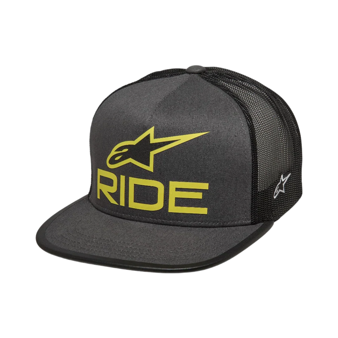 Gorro Alpinestars Ride 4.0 Carbón Negro Lima | Tamaño Único