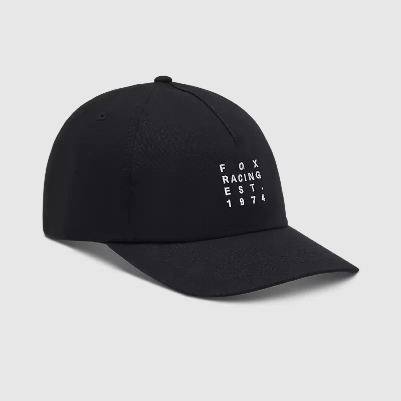 Gorro Jockey Lifestyle Est. 1974 Ajustable Negro Fox