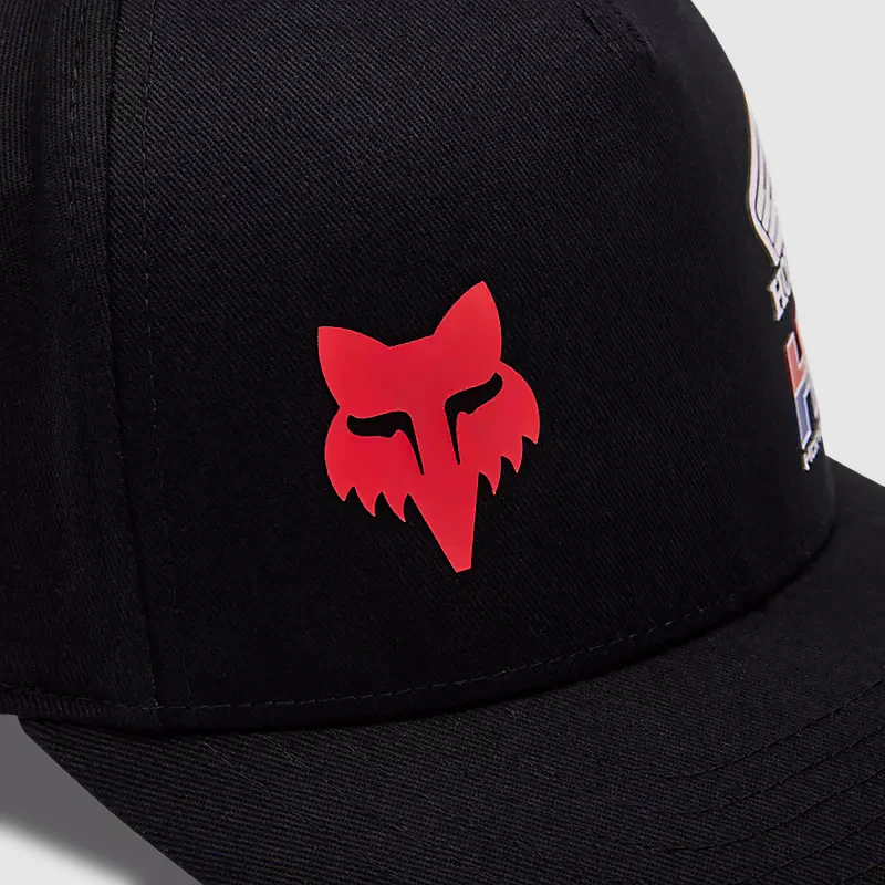 Gorro Jockey Lifestyle Fox X Honda Flexfit Negro Fox - Image 3