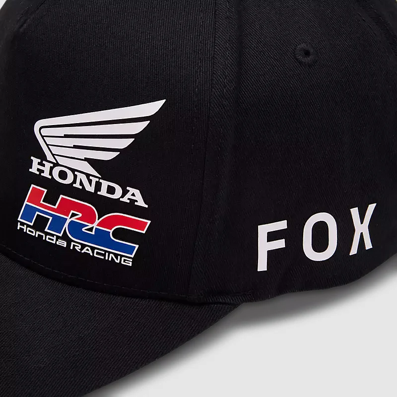 Gorro Jockey Lifestyle Fox X Honda Flexfit Negro Fox - Image 4