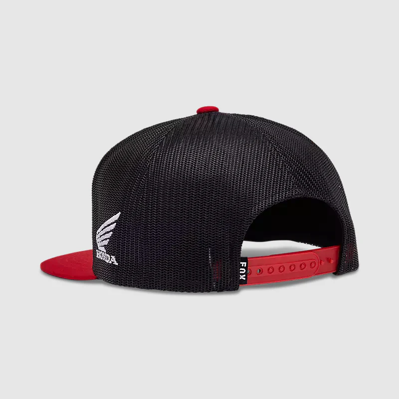 Gorro Jockey Lifestyle Fox X Honda Snapback Rojo Fox - Image 2