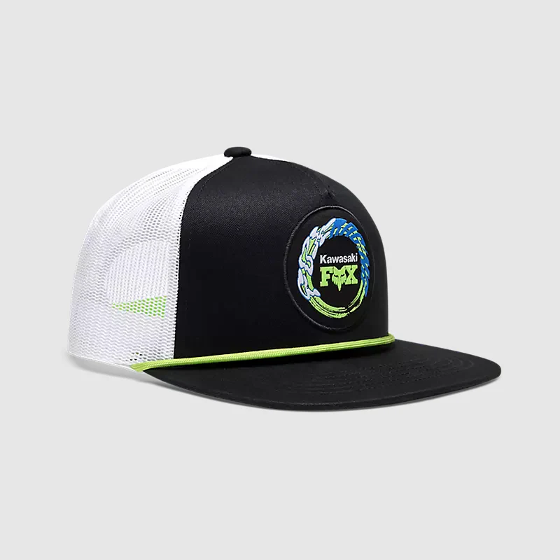 Gorro Jockey Lifestyle Kawasaki Snapback Negro Fox