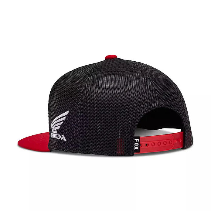 Gorro Jockey Fox Lifestyle Niño Fox X Honda Snapback Rojo - Image 2