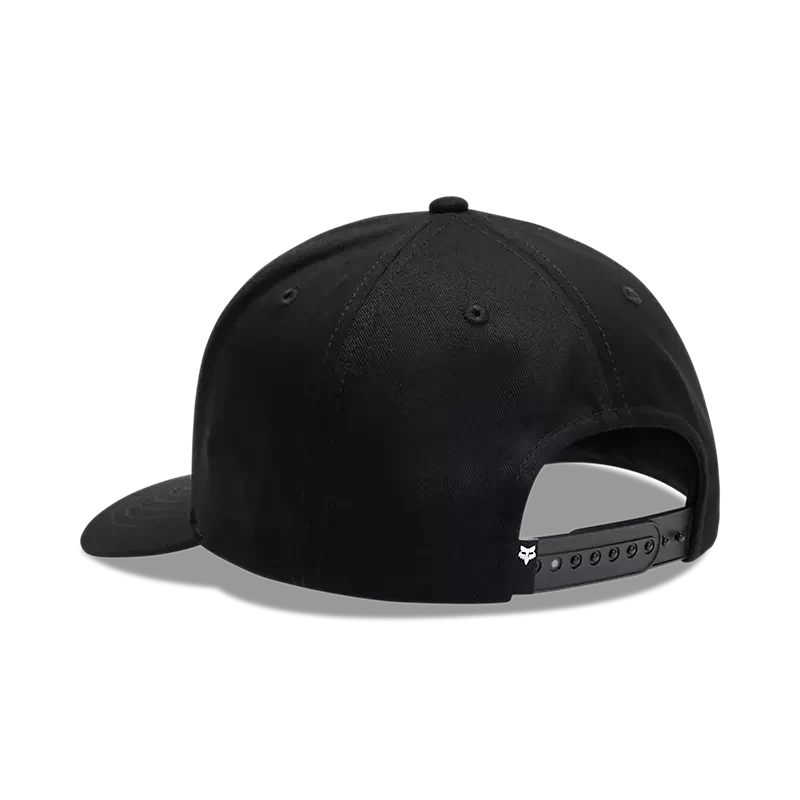 Gorro Jockey Lifestyle Snapback Slogan Negro Fox - Image 2