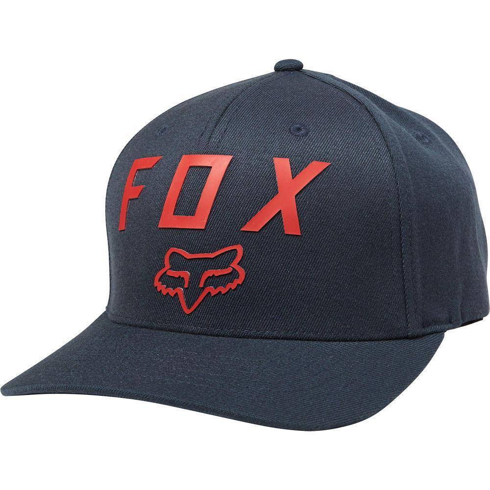 Gorro Lifestyle Flexfit Number 2 Azul Rojo Fox Racing