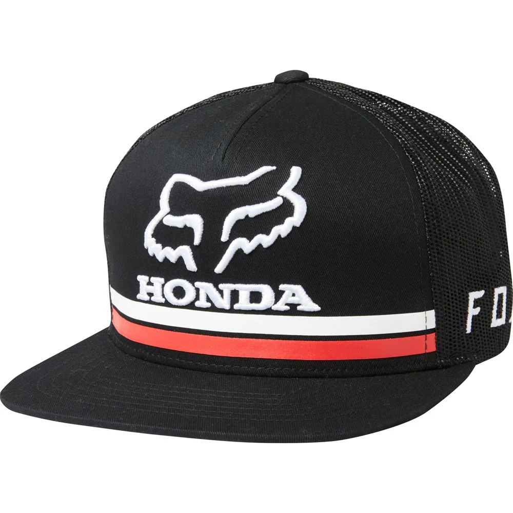 Gorro Lifestyle Fox Racing Honda Snapback Negro Fox Racing