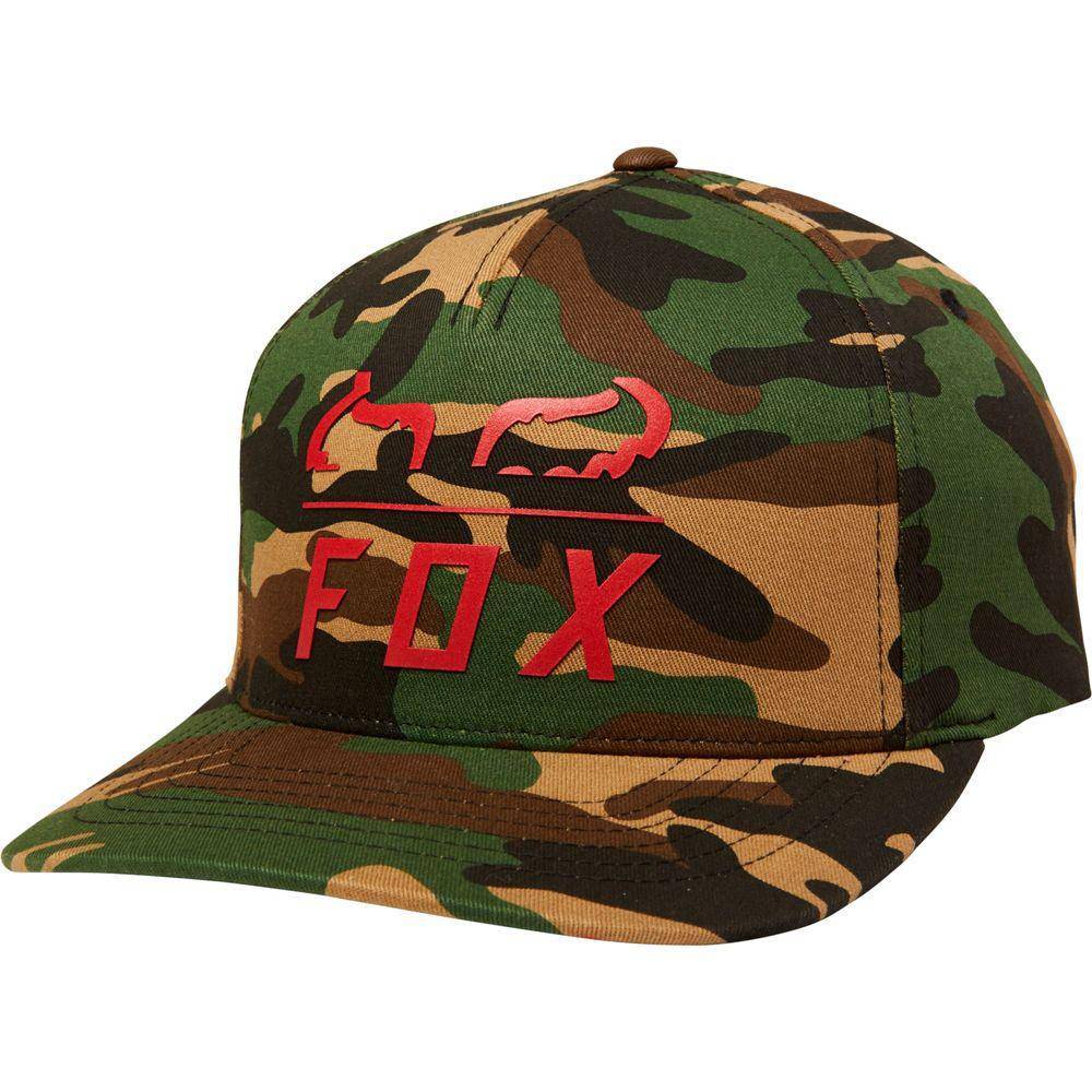 Gorro Lifestyle Furnace Flexfit Verde Camo Fox Racing