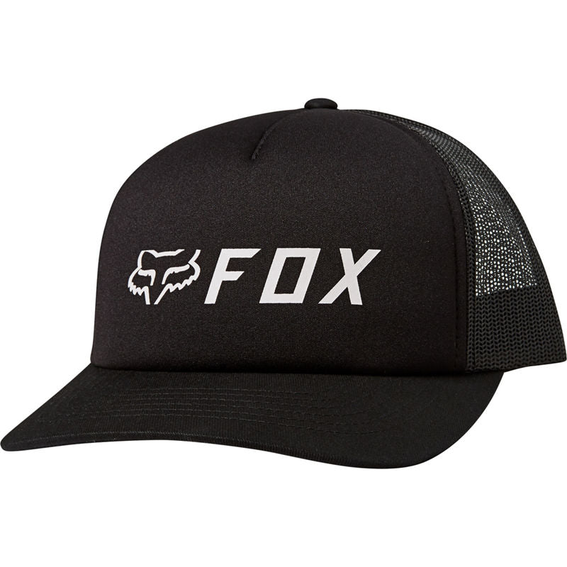 Gorro Lifestyle Mujer Trucker Apex Negro/Blanco Fox Racing