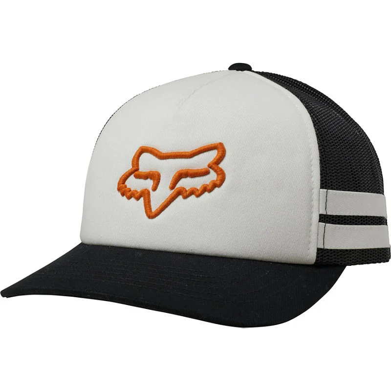 Gorro Lifestyle Mujer Trucker Blanco/Naranjo Fox Racing