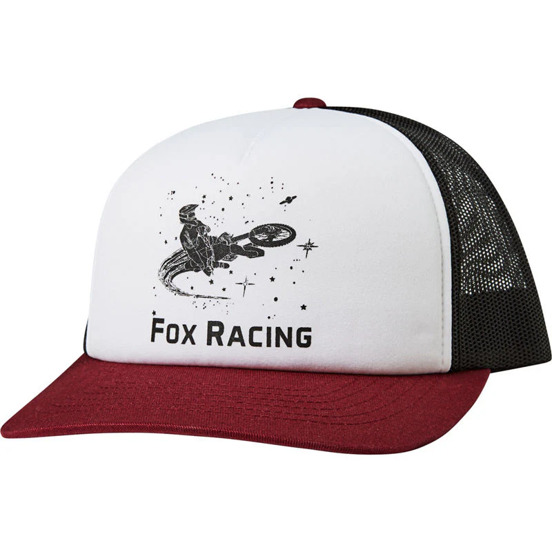 Gorro Lifestyle Mujer Trucker Galaxy Nomad Blanco Fox Racing