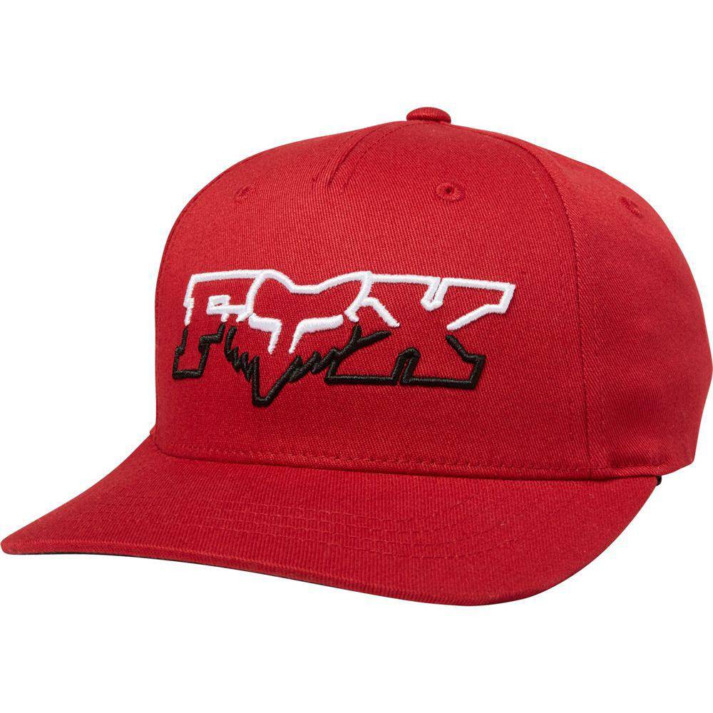 Gorro Lifestyle Niño Duelhead Flexfit Rojo Fox Racing-