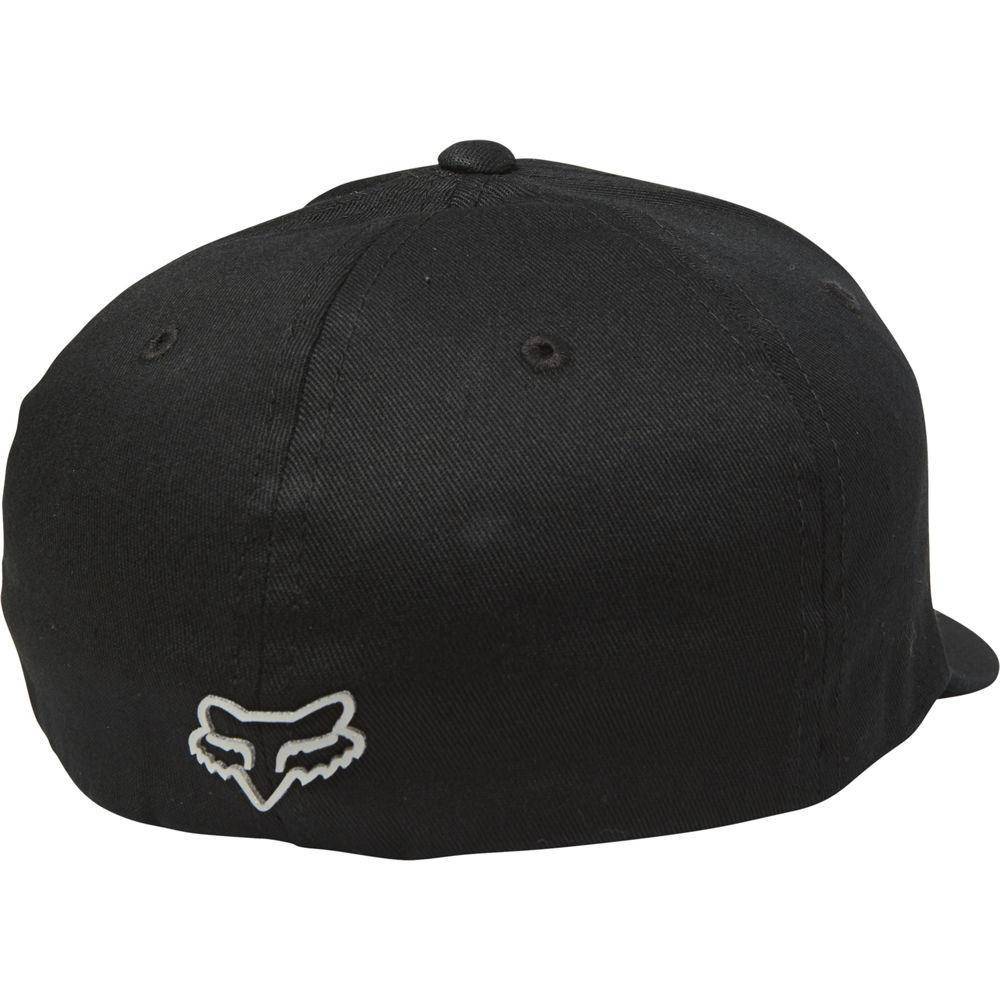 Gorro Lifestyle Niño Flexfit Barred Negro Fox Racing - Image 2