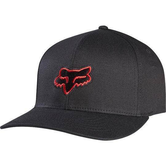 Gorro Lifestyle Niño Legacy Flexfit Negro Rojo Fox Racing