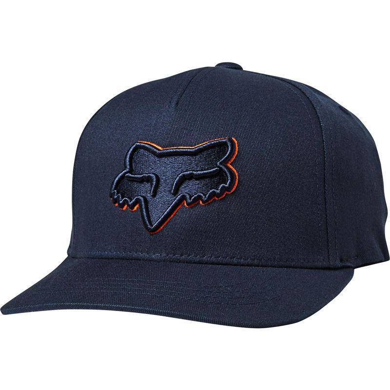 Gorro Lifestyle Niño Snapback Epicycle 110 Azul/Naranjo Fox Racing